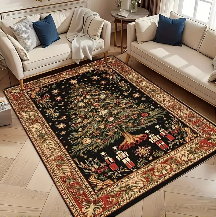 Festive Holiday Area Rug Bowlift