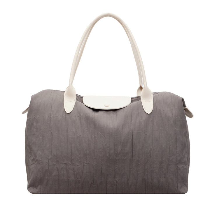 Premium Textured Leather Travel Tote