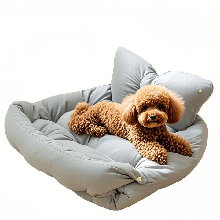 Orthopedic Dog Bed with Cushioned Bolsters