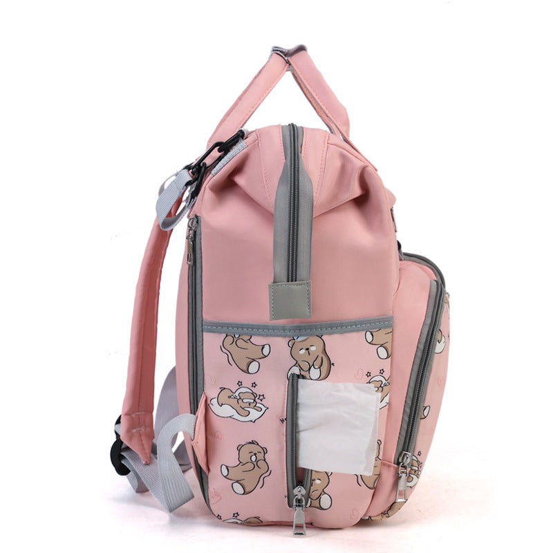 Playful Animal Print Backpack Bowlift