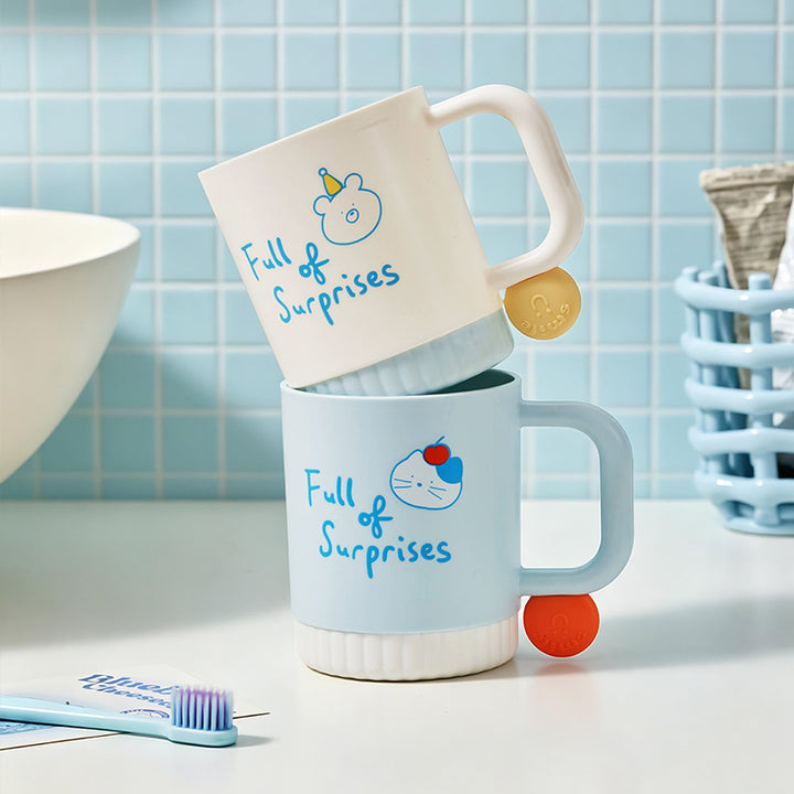 Funny ceramic mug with cheerful character design Bowlift