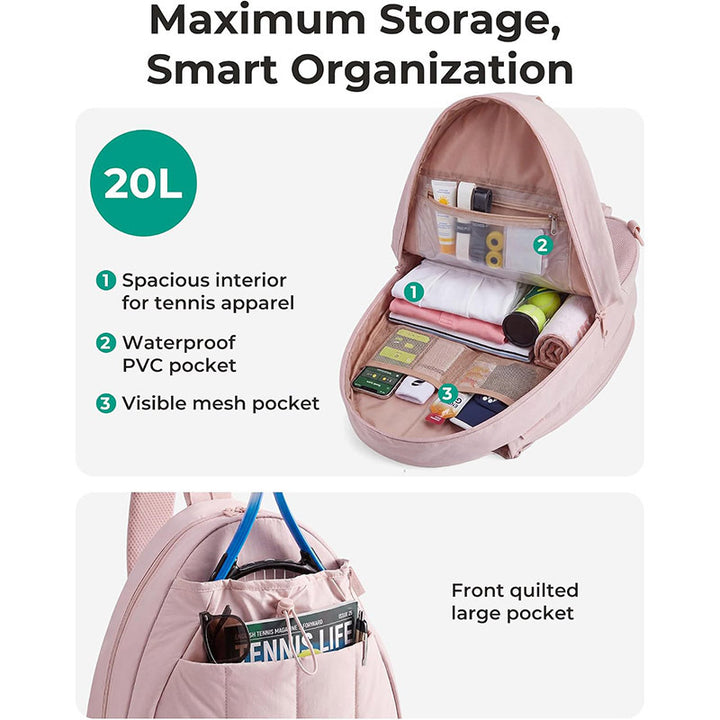 Tennis Racket Backpack Bowlift