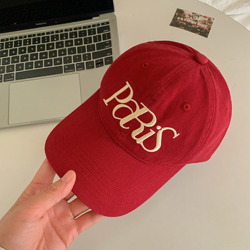 Women's Embroidered Fashion Cap Bowlift