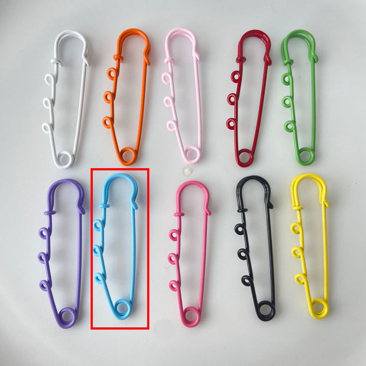 Decorative Safety Pin Brooch Bowlift