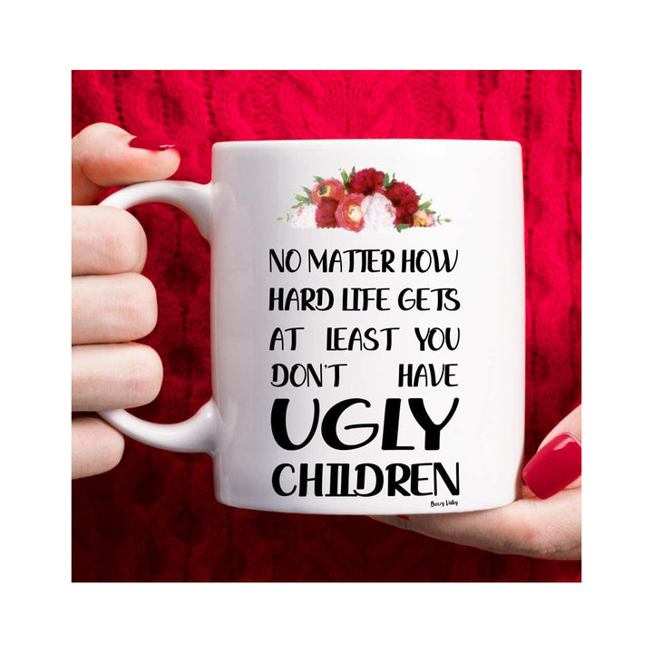 Ceramic Novelty Mother'S Day Coffee Mug With Tall Straight Walls Large C-Handle Sublimation Print