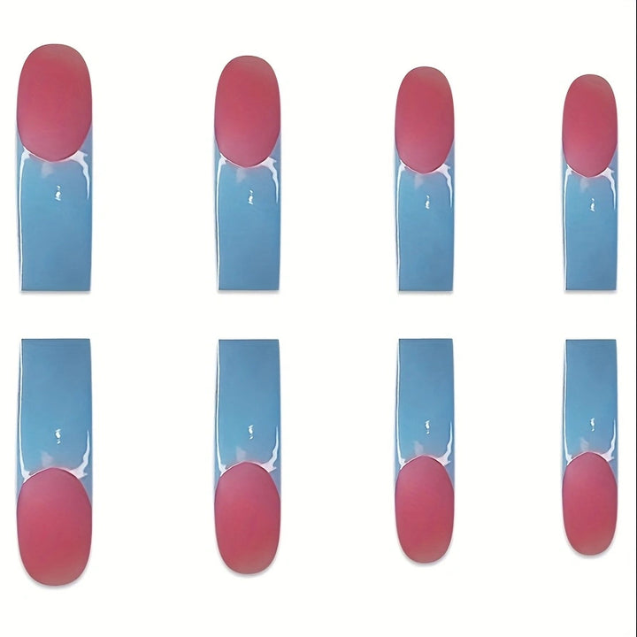 Premium Long Acrylic Press-On Nails Bowlift