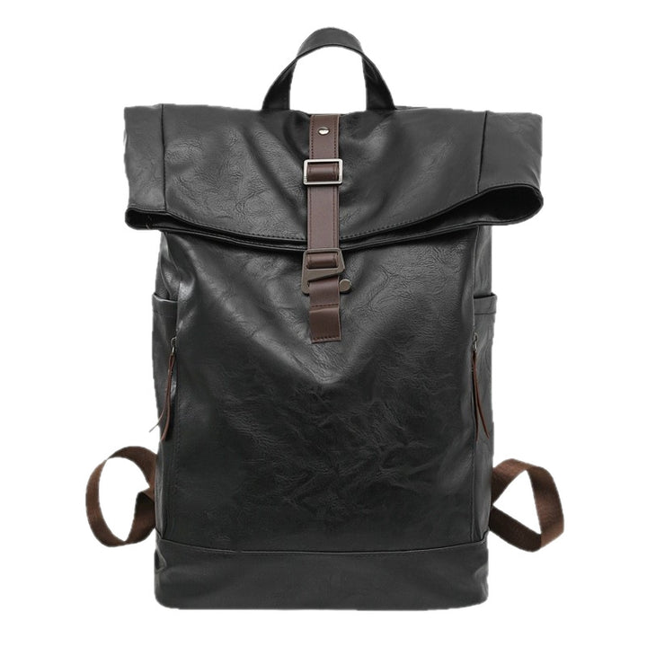 Casual Leather Backpack Bowlift