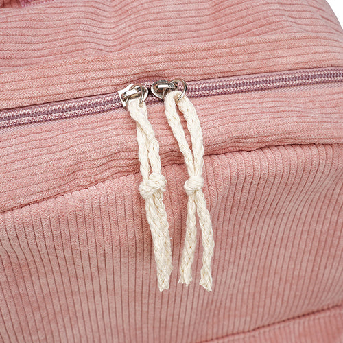 Corduroy Multi-Pocket Backpack Bowlift