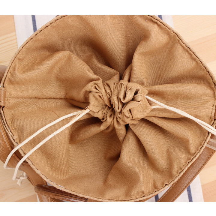 Braided tote bag with innovative ring handle Bowlift