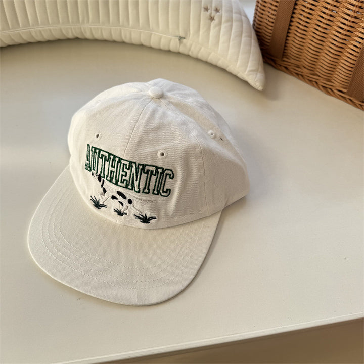 Women's Embroidered Cow Graphic Baseball Cap Bowlift