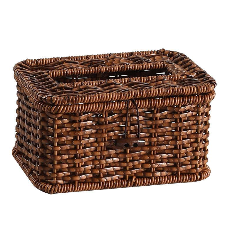 Handcrafted Wicker Storage Box Bowlift