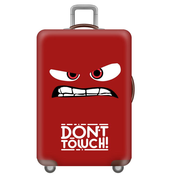 Unisex hard-shell suitcase with funny monster design Bowlift