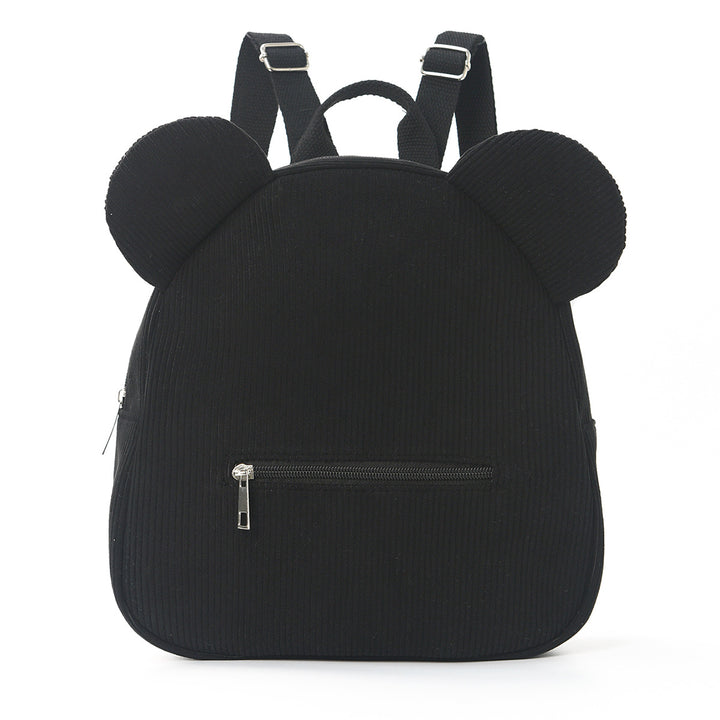 Plush Backpack with Animal Ears Bowlift