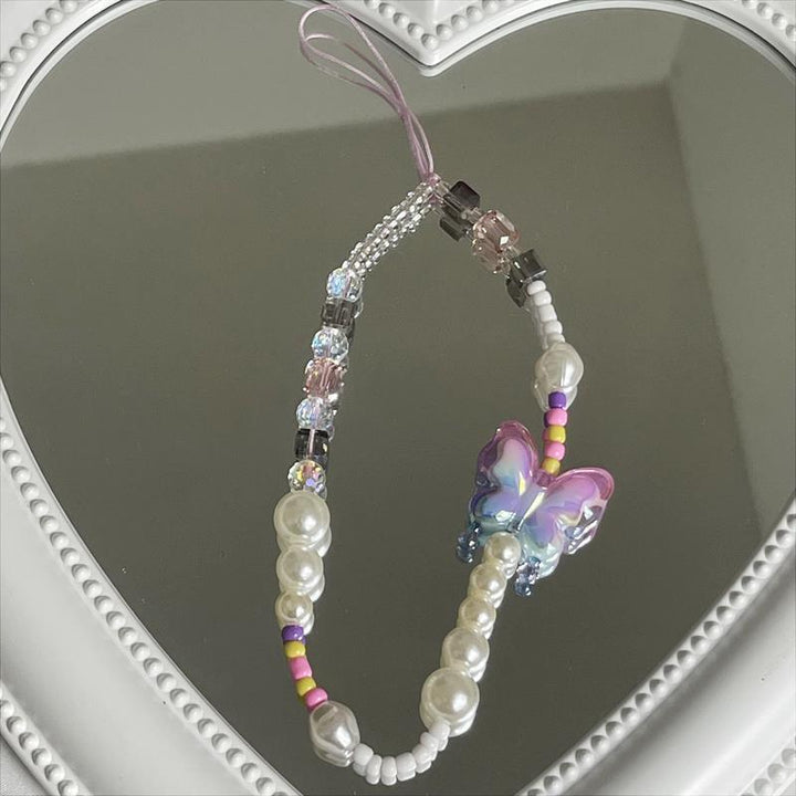 Beaded Butterfly Charm Bracelet Bowlift