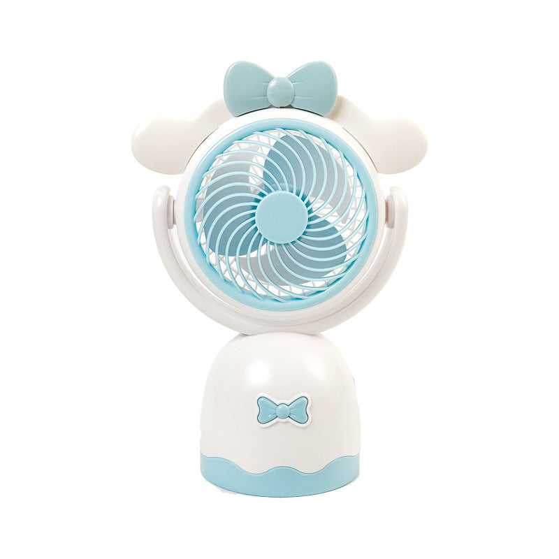 Ladies portable mini handheld fan with playful cat design Bowlift