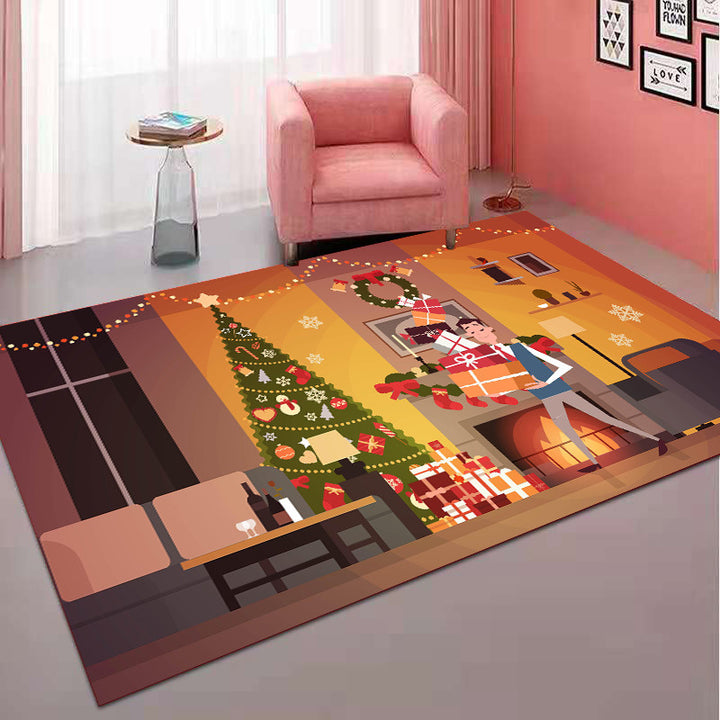 Festive Themed Area Rug Bowlift