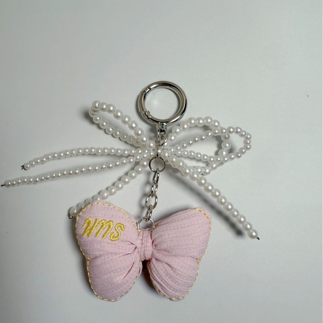 Decorative Butterfly Charm Keychain Bowlift