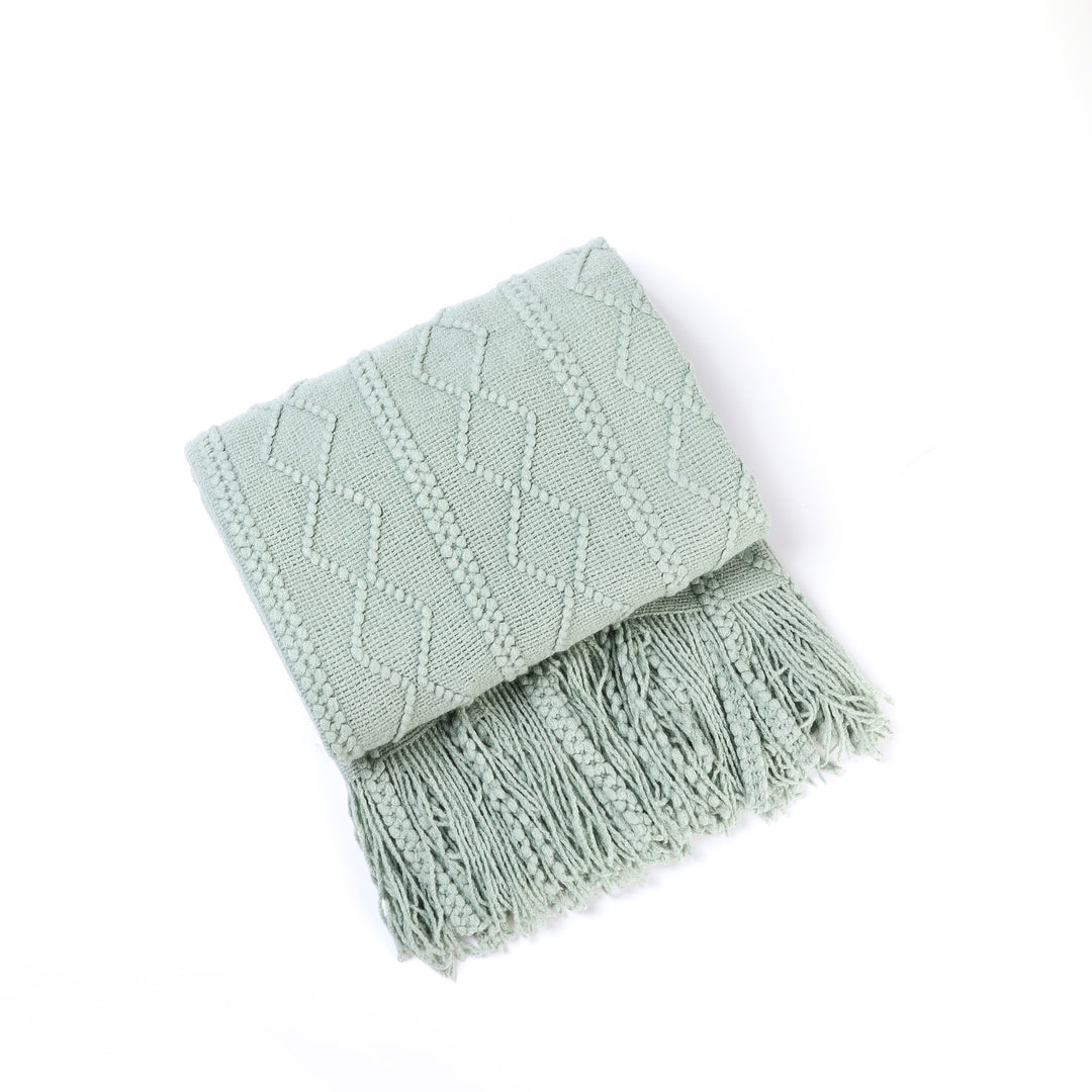 Textured Knit Scarf Bowlift