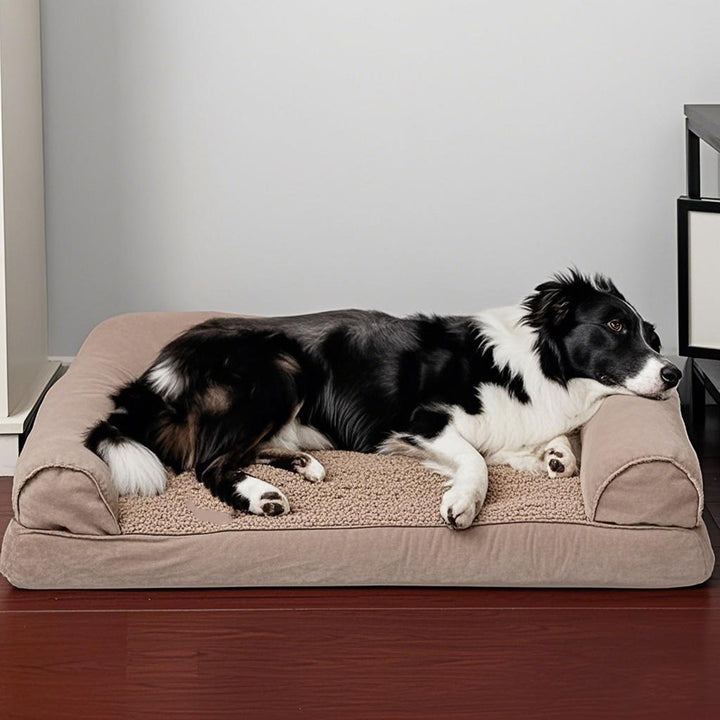 Plush Bolstered Dog Bed