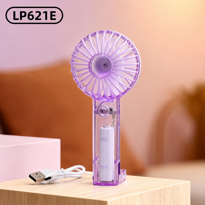 Ladies Portable USB Hand Fan with Elegant Design Bowlift