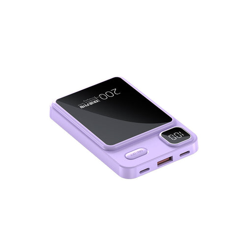 Portable power bank with inductive charging technology and digital display Bowlift