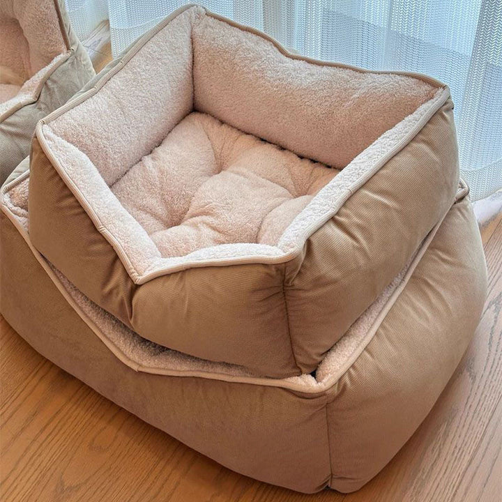 Orthopedic Sherpa Lined Dog Bed