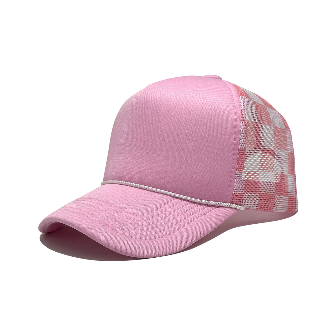 Women's Sporty Trucker Cap with Mesh Insert Bowlift