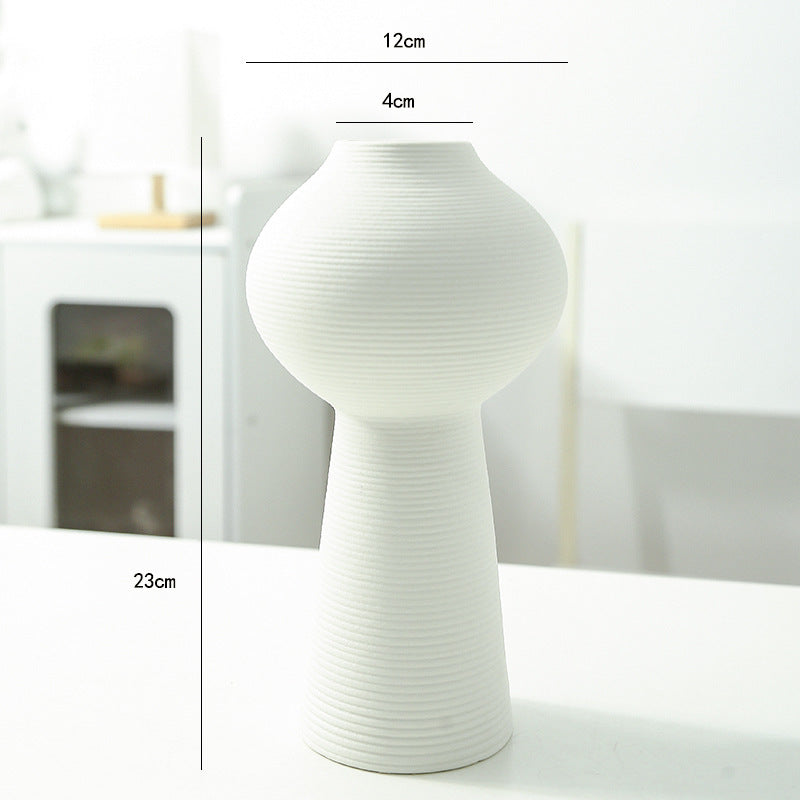Artistic Geometric Ceramic Vase Bowlift