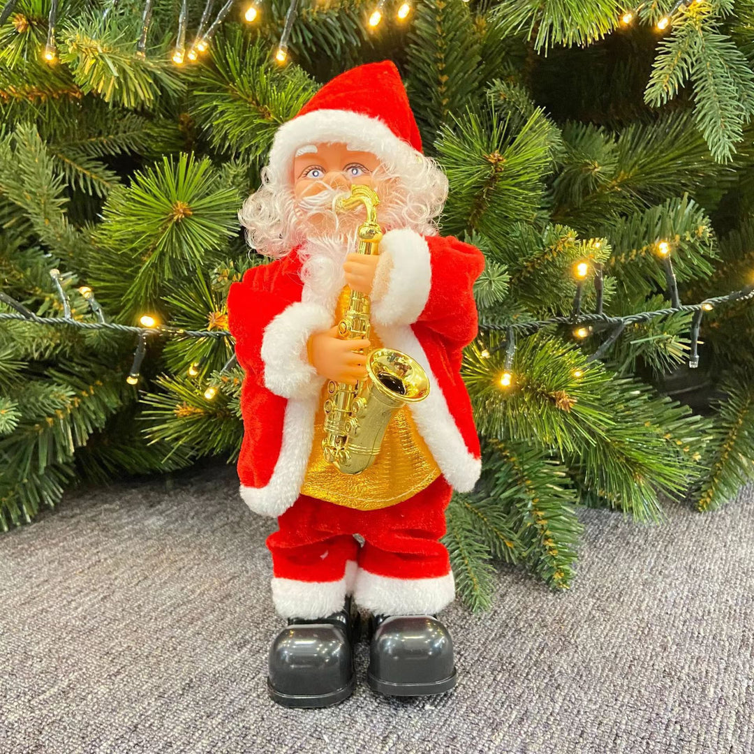 Decorative Santa Claus with Bells Bowlift