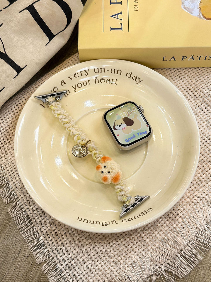Cute Plush Dog Charm Bracelet Bowlift