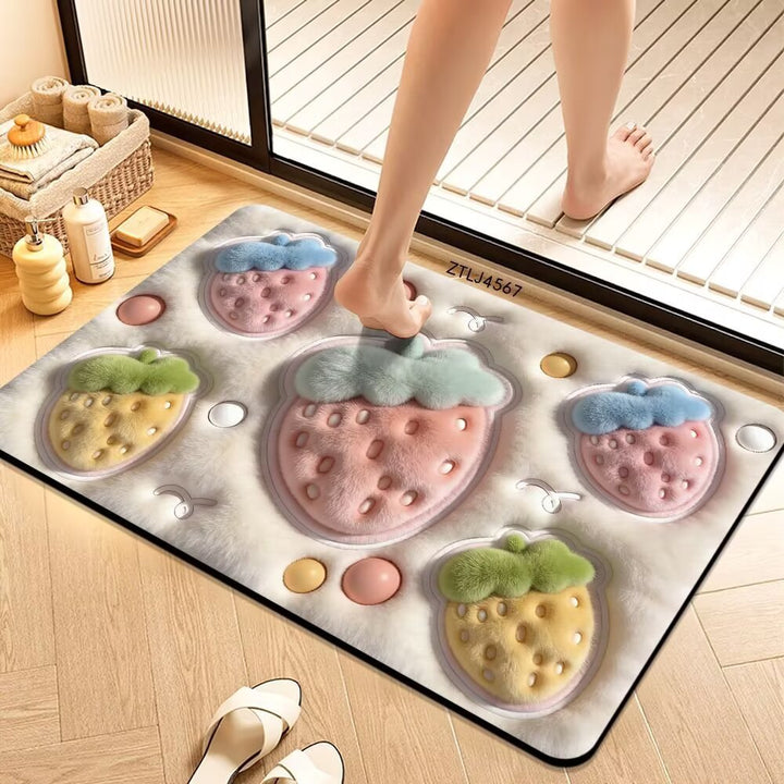 Plush Money-Themed Bath Mat Bowlift