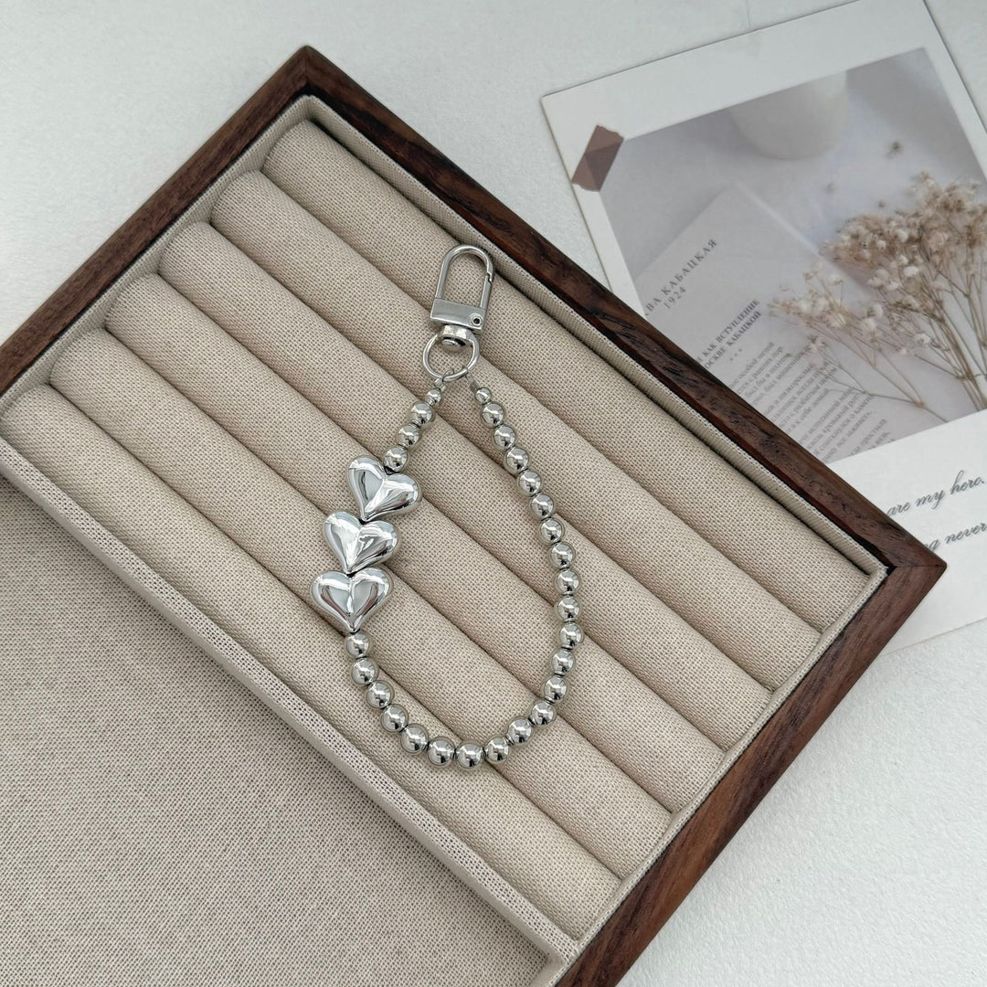 Heart-Inspired Charm Keychain Bowlift