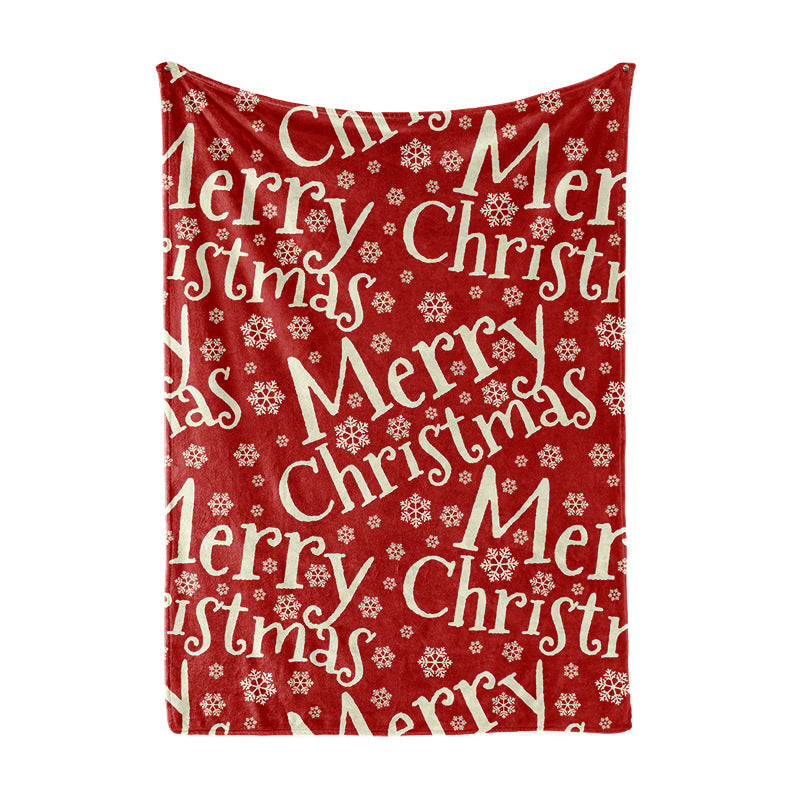 Women's Christmas blanket with festive tree and gift design Bowlift