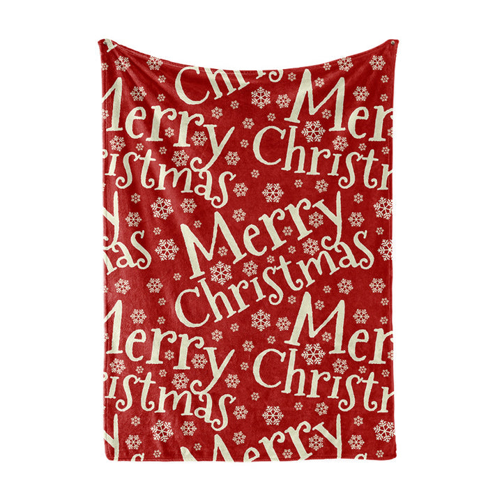 Women's Christmas blanket with festive tree and gift design Bowlift