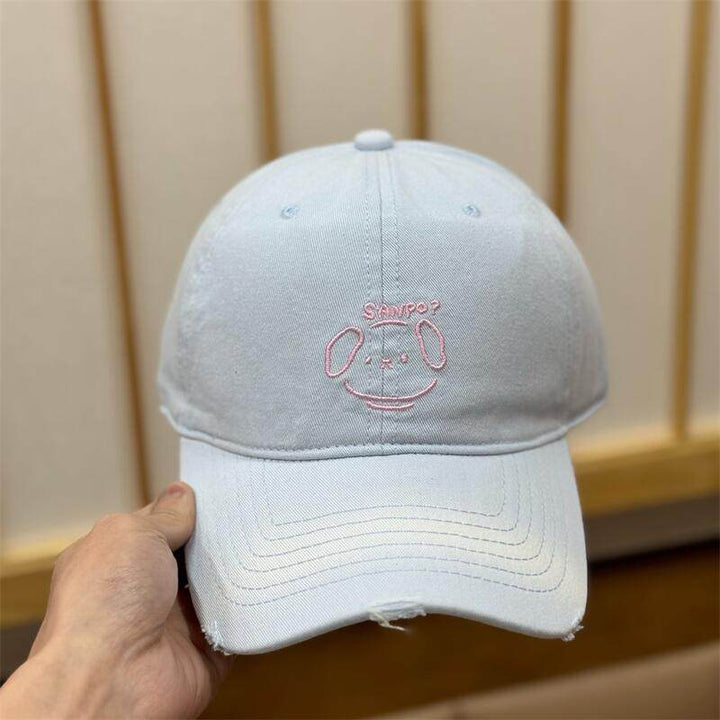 Women's Casual Character-Embroidered Baseball Cap Bowlift