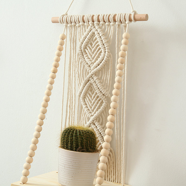 Decorative Macramé Swing Shelf Bowlift