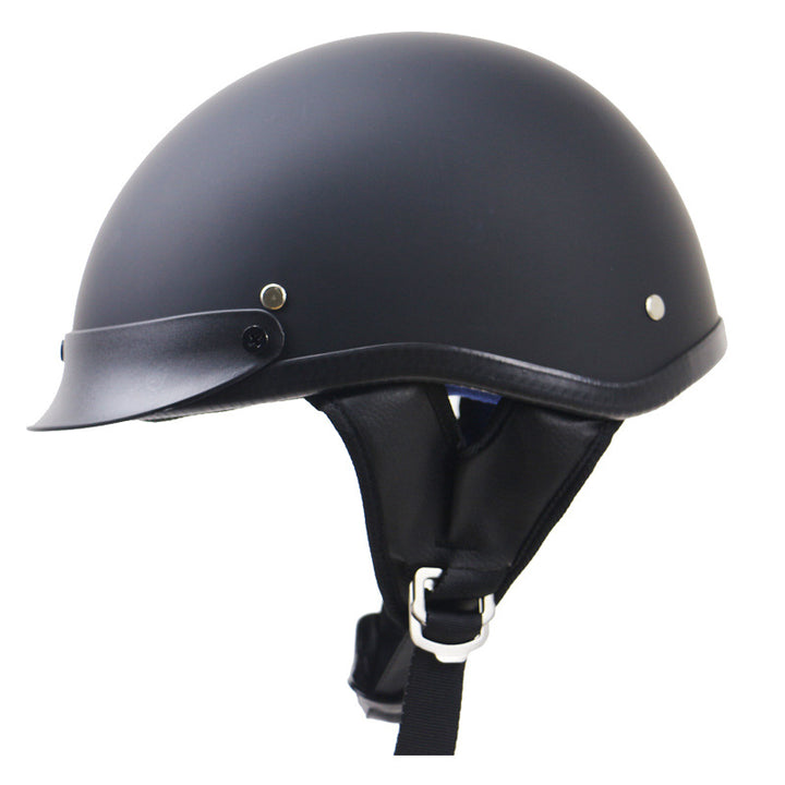 Classic Low-Profile Motorcycle Riding Helmet Bowlift