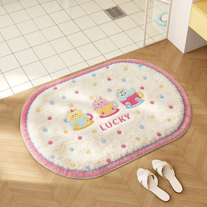 Playful Cartoon-Themed Bathroom Mat Bowlift