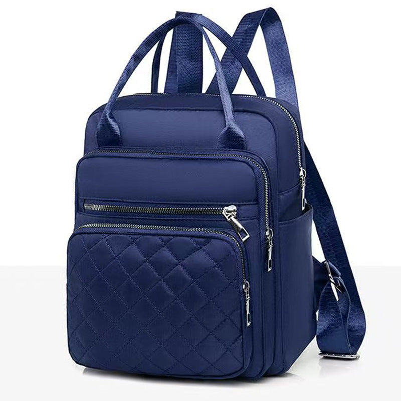Quilted Multi-Compartment Backpack Bowlift