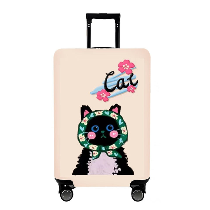 Unisex Hard Shell Suitcase with Colorful Monster Design Bowlift