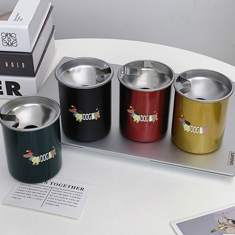 Thermal mug with funny dog breakfast design Bowlift