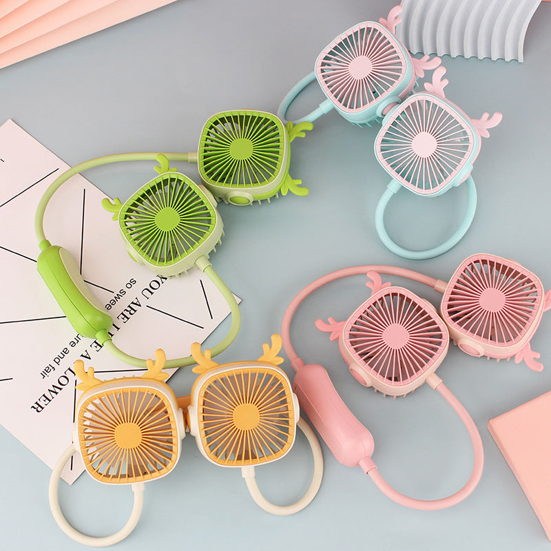 Portable USB Neck Fan with Flexible Design Bowlift