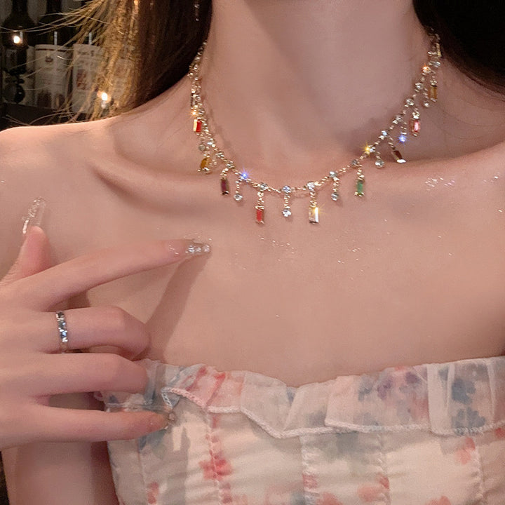 Colorful Charm Statement Necklace Bowlift