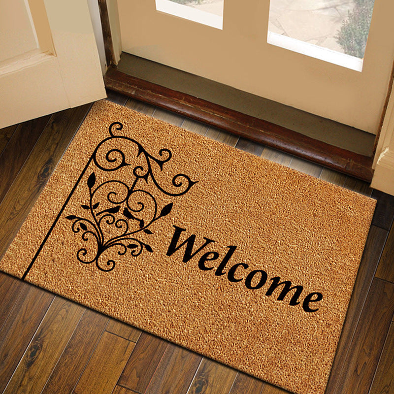 Personalized Holiday Welcome Mat Bowlift