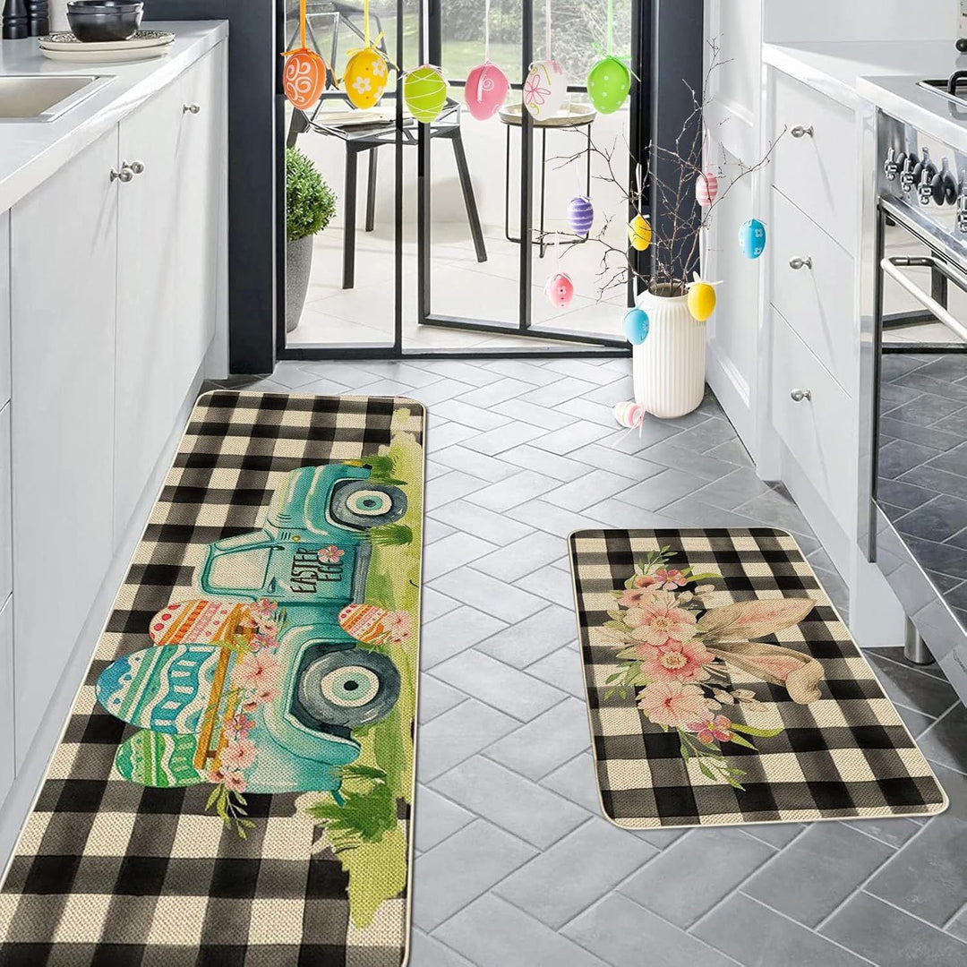 Children's Easter-Themed Kitchen Floor Mat Bowlift