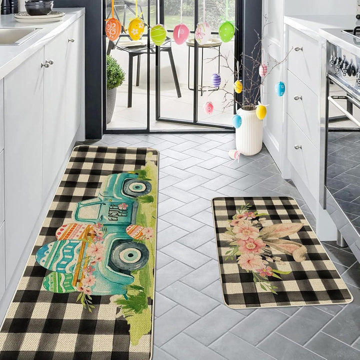 Children's Easter-Themed Kitchen Floor Mat Bowlift