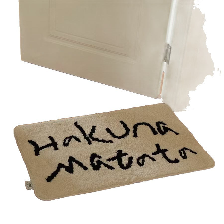 Cozy Phrase Bath Mat Bowlift