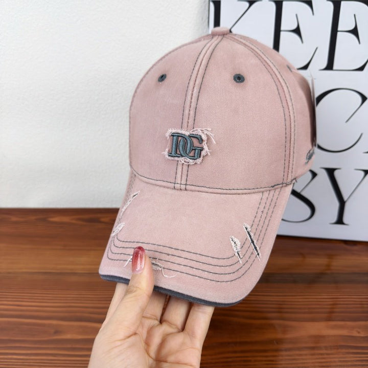 Men's Distressed Cotton Baseball Cap Bowlift 1784270840