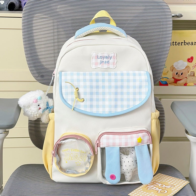 Playful Cartoon-Themed Backpack Bowlift