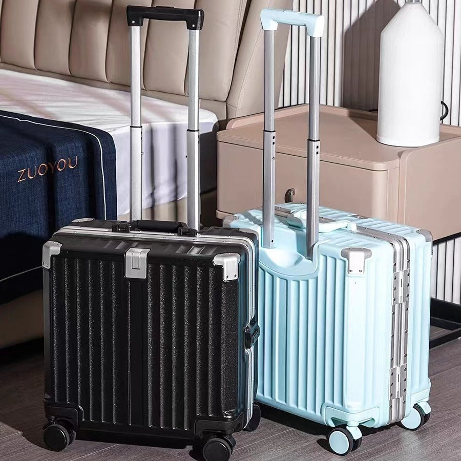 Women's Premium Multi-Functional Hardshell Travel Suitcase Bowlift